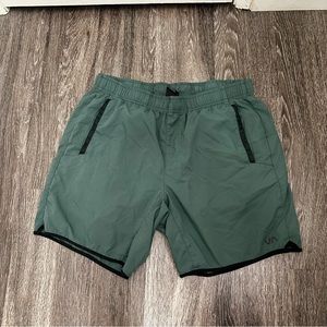 Men’s Green RVCA Shorts